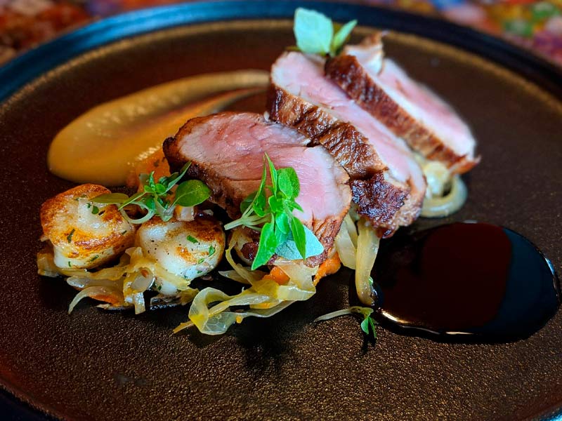 Pärlé – Bistro ludique médaillon de porc avec choucroute